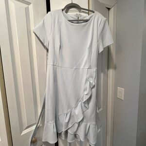 Calvin Klein Light Blue Short Sleeve Dress